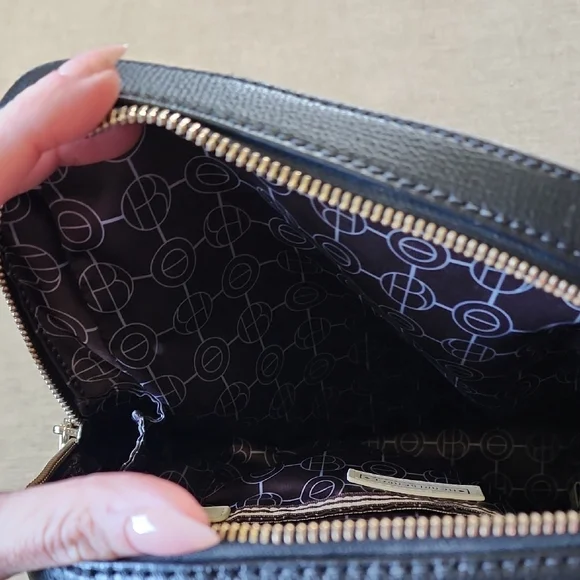 henri bendel Black Leather Mens Backpack with Silver Hardware - Picture 5 of 5